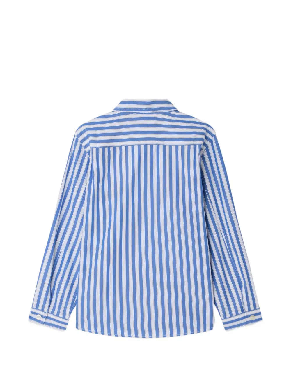 Полосатая рубашка Tangui из коллаборации с Maison Kitsune Bonpoint, синий — фото 2