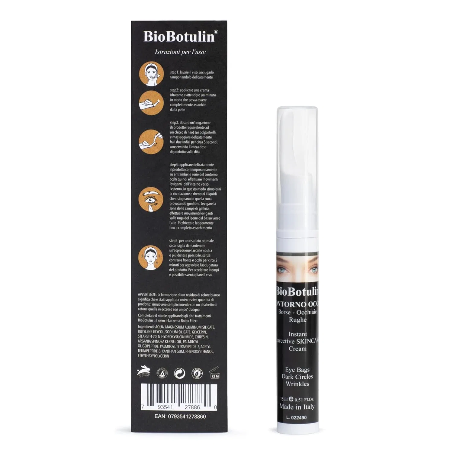 Гель-крем для глаз «BioBotulin» от BioBotulin Argan Milano Bio Cosmetics — фото 3