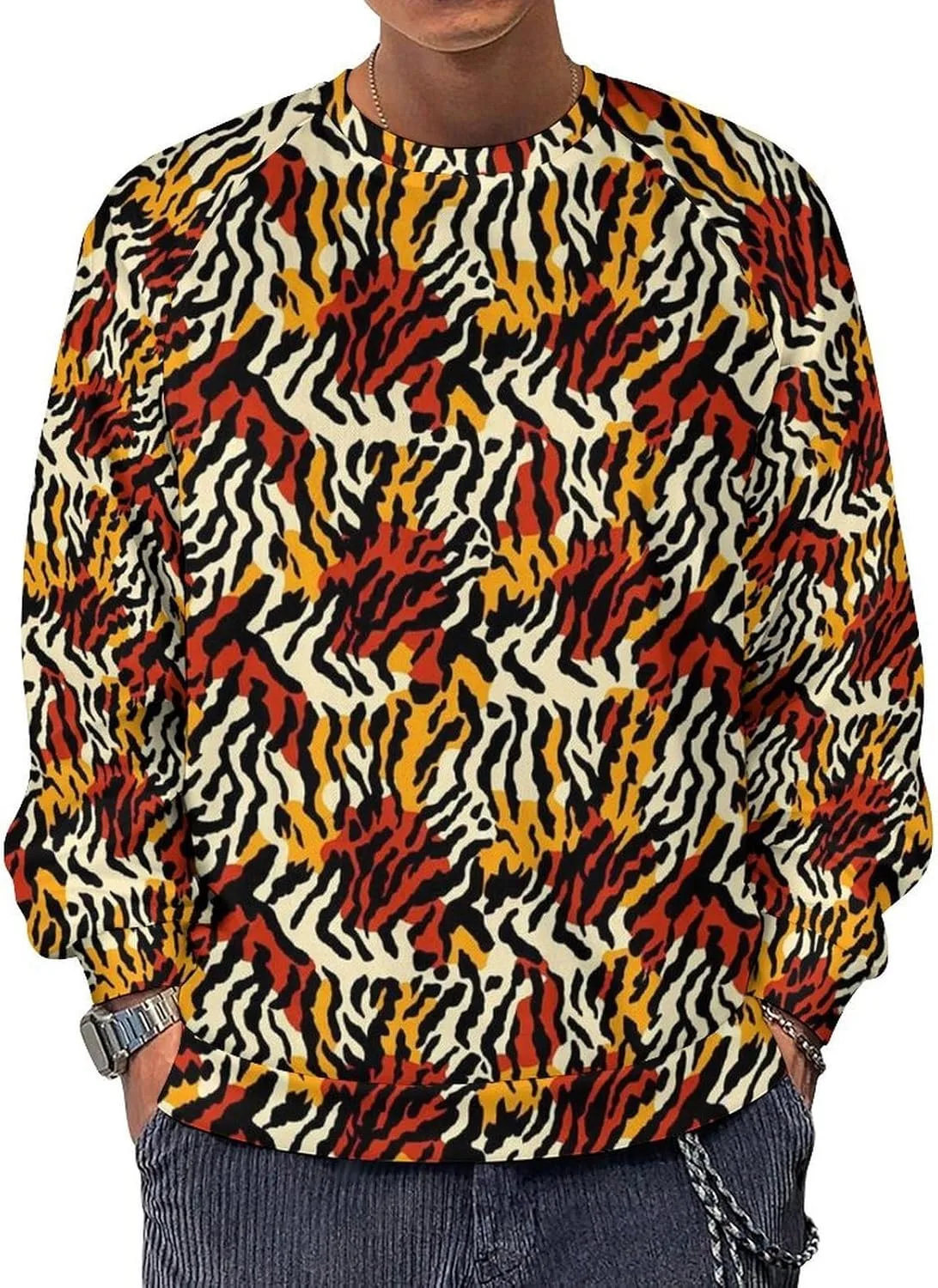 

Футболка с цветочным леопардовым принтом мужская Bulcli