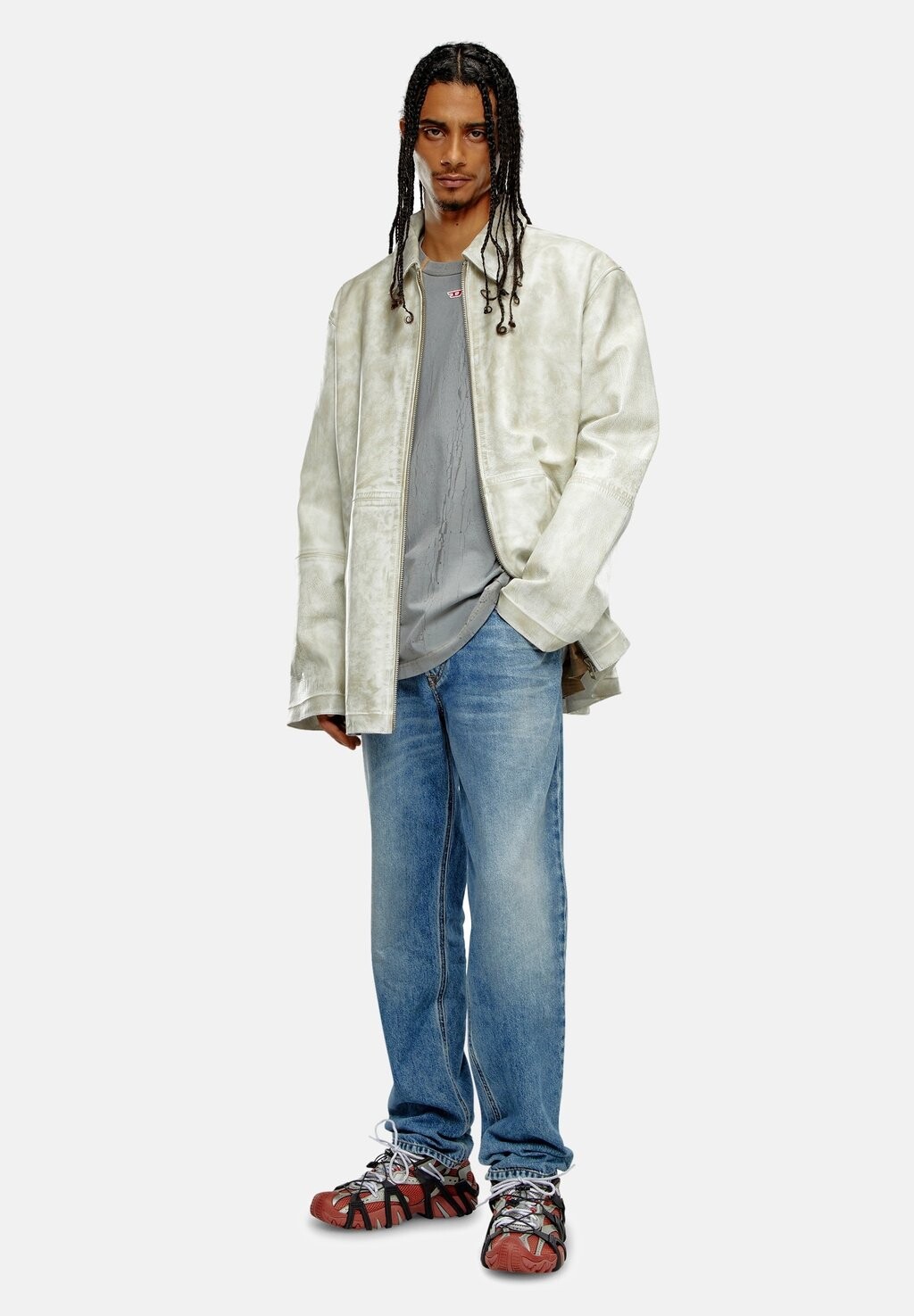 

Джинсы прямого кроя FINITIVE Diesel, синий