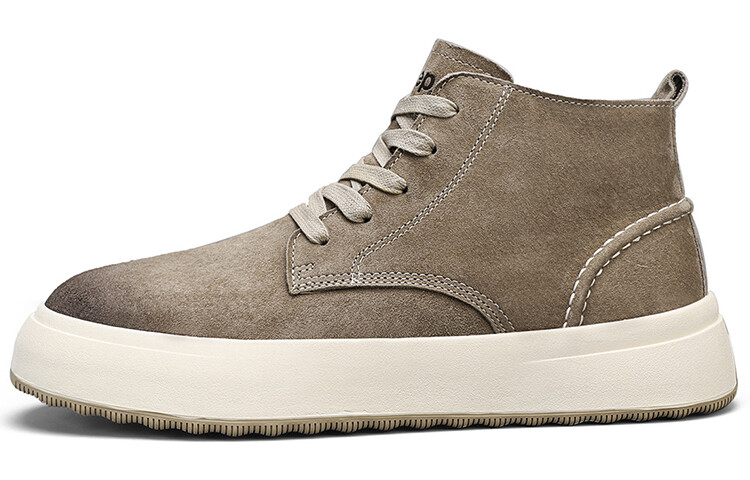 

Кроссовки Jeep Skateboarding Shoes Men Mid-top Khaki, хаки