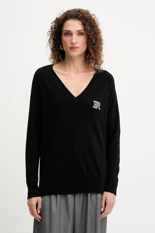 

Шерстяной свитер Ermanno Scervino, черный