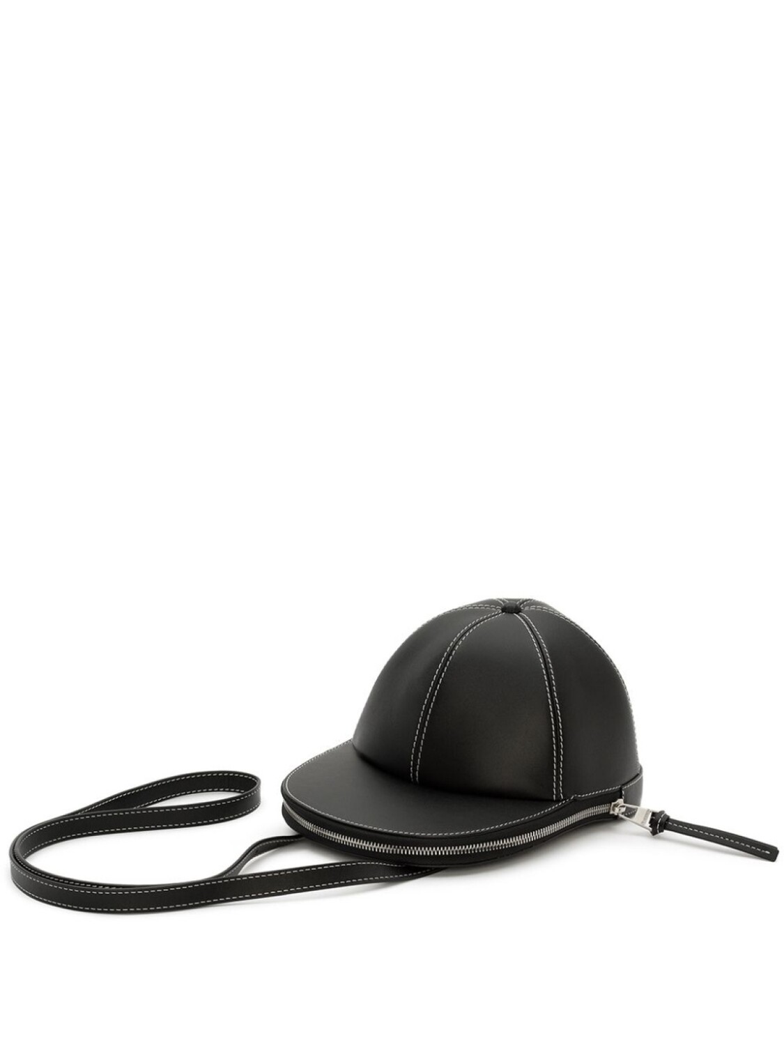 

Мини-сумка через плечо JW Anderson Cap стеганая в форме кепки, черный