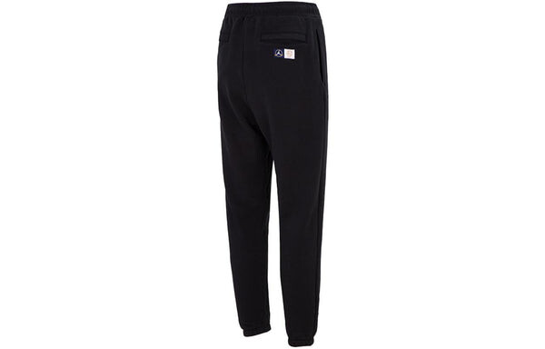 Спортивные штаны Men's Air Jordan J Cny Pant New Year's Edition Logo Embroidered Knit Bundle Feet Sports Pants/Trousers/Joggers Black, черный — фото 2