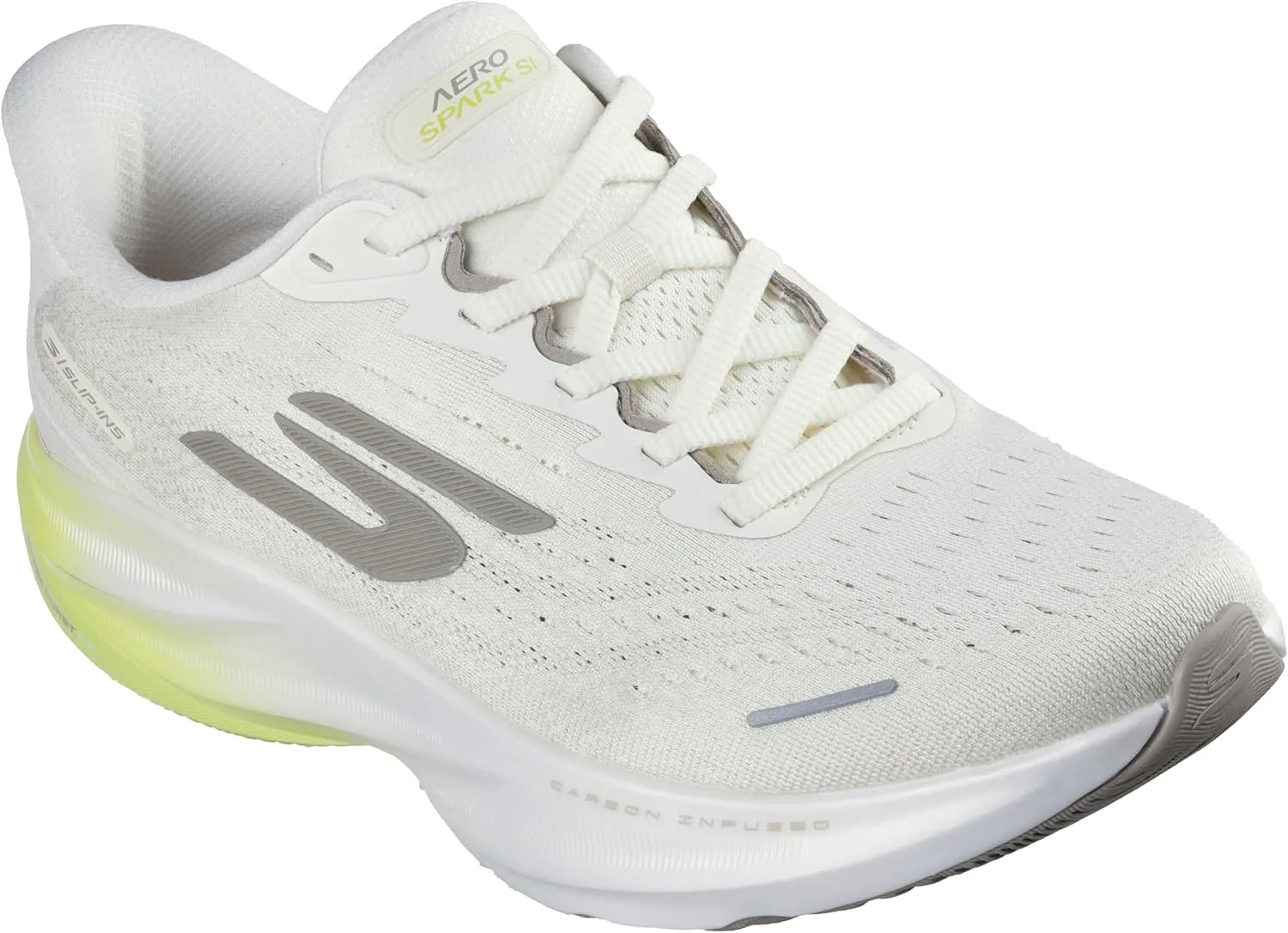 Мужские кроссовки Skechers Aero Spark Hands Free без шнурков, белый