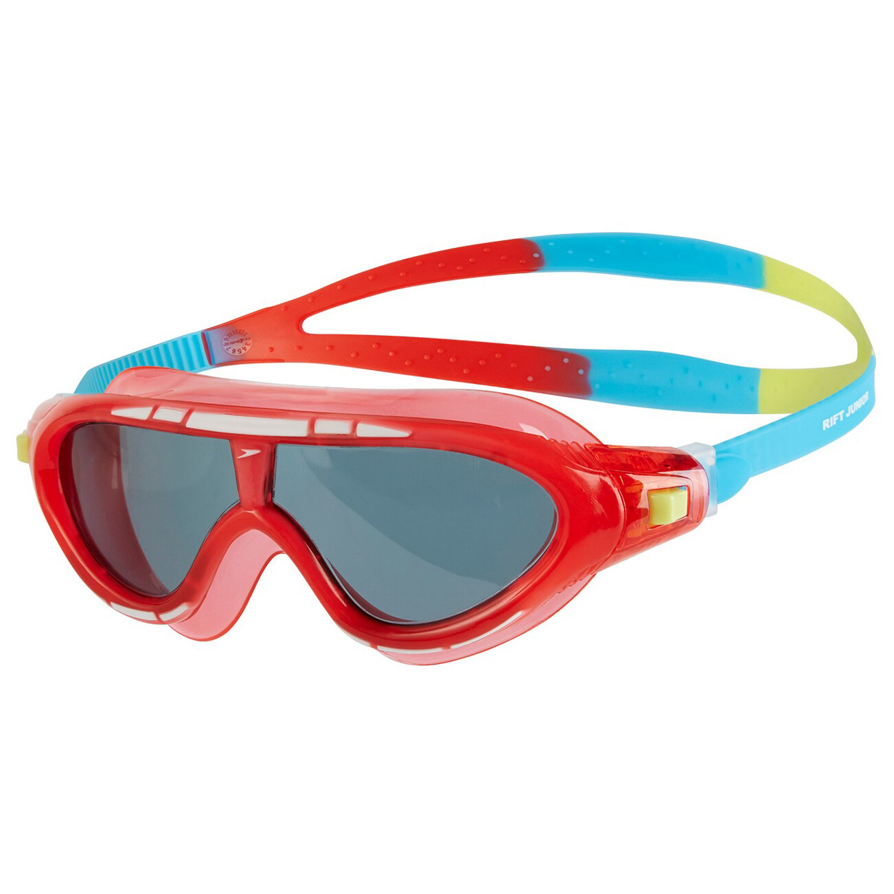 

Очки для плавания Speedo Biofuse Rift, цвет Lava Red/Japan Blue/Smoke