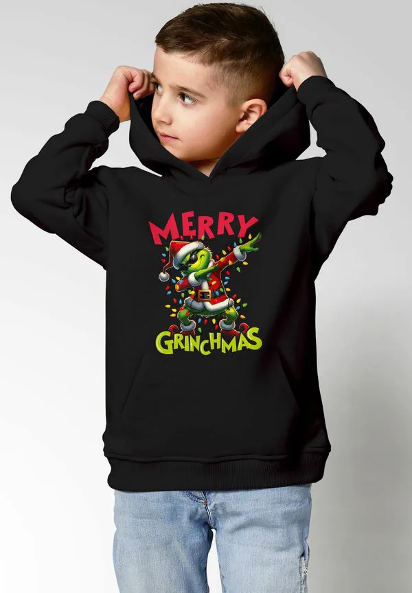 Толстовка merry grinch weihnachts outfit Moonworks, Schwarz — фото 3