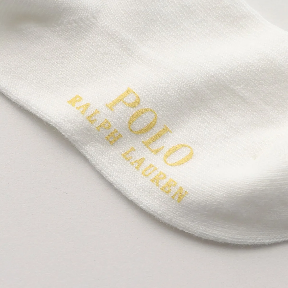 Детские носки I&T с логотипом POLO и двойной складкой. Polo Ralph Lauren, 91. Off-white — фото 2
