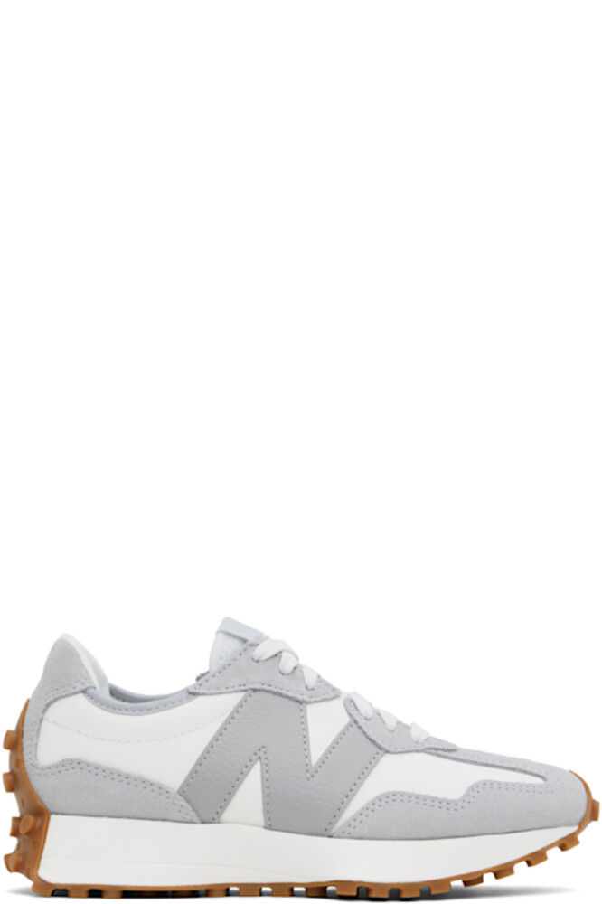 Белые и серые кроссовки 327 New Balance