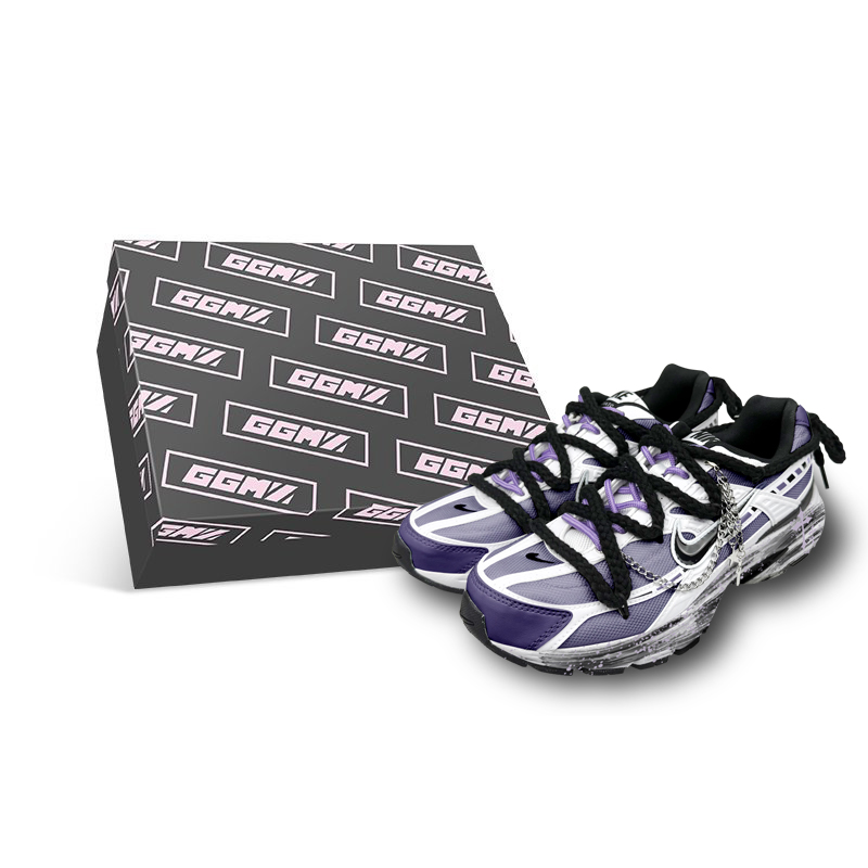 

Кроссовки для бега мужские низкие с амортизацией Initiator, дышащие и поддерживающие Nike, черный фиолетовый