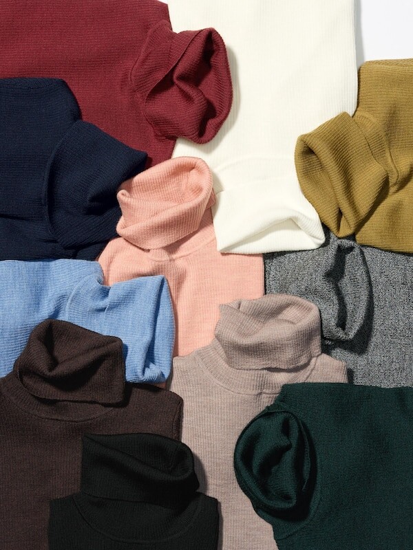 Водолазка Uniqlo Extra Fine Wool, белая — фото 2