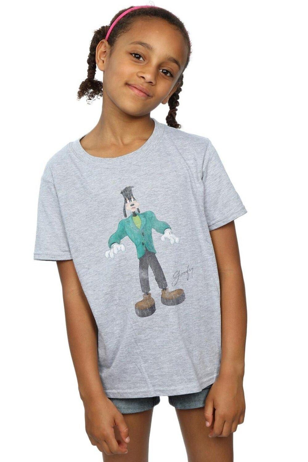 

Хлопковая футболка Frankenstein Goofy Disney, серый