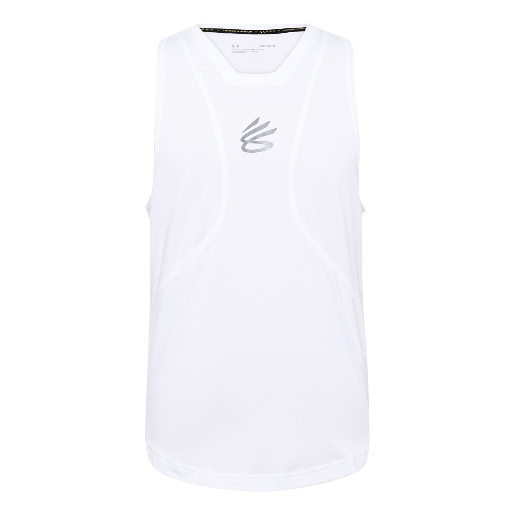 

Спортивный топ Under Armour Curry Performance Tank 'White' 1362587-100, белый