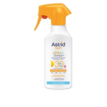 

Детский лосьон-спрей SPF 30 Солнце 200 мл Astrid