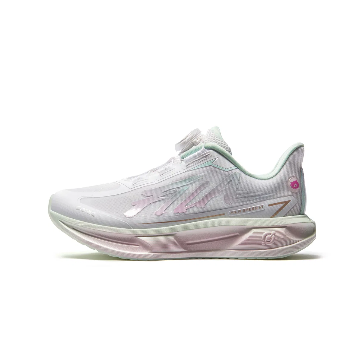 Кроссовки беговые FILA Performance FPH Fabric Cushioning Rebound Breathable White/Misty Verdant Green детские FILA KIDS, FILA White/Misty Verdant Green