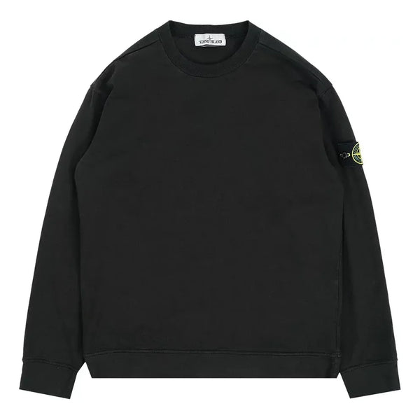 

Футболка logo patch long-sleeve t-shirt 'black' Stone Island, черный