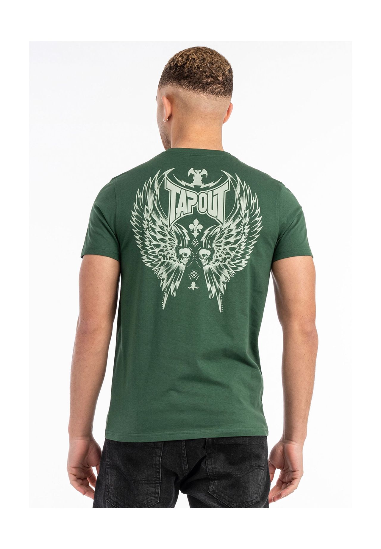 

Мужская футболка обычного кроя MASK TEE TAPOUT, цвет Green/green