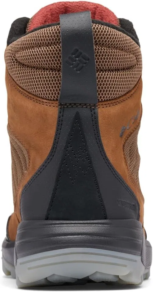 Мужские зимние ботинки Columbia Portlander Boot Omni-Heat Infinity, темно-коричневый — фото 4