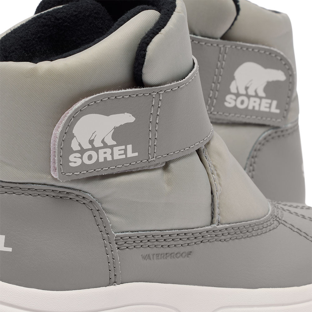 Водонепроницаемые зимние ботинки Sorel Whitney III Mid Strap (для маленьких детей), Dove — фото 4