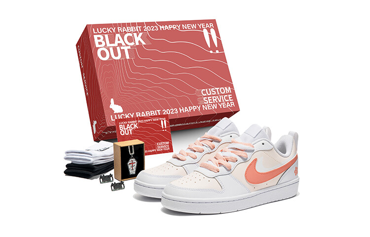 

Кроссовки Nike Court Borough Series Skateboard Shoes Women's Low-Top Pink White
