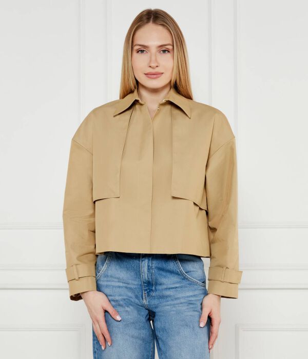 

Куртка женская Calvin Klein свободная короткая, бежевый