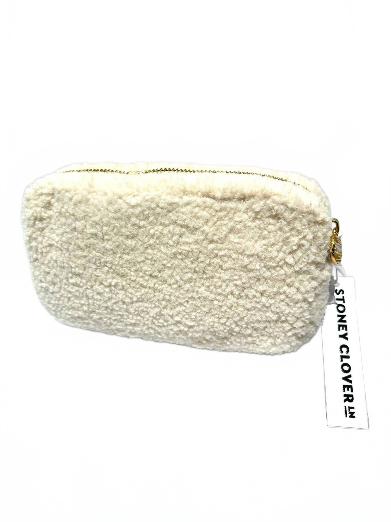 

Cozy Small Sherpa Pouch In Marshmallow Stoney Clover Lane, Marshmallow