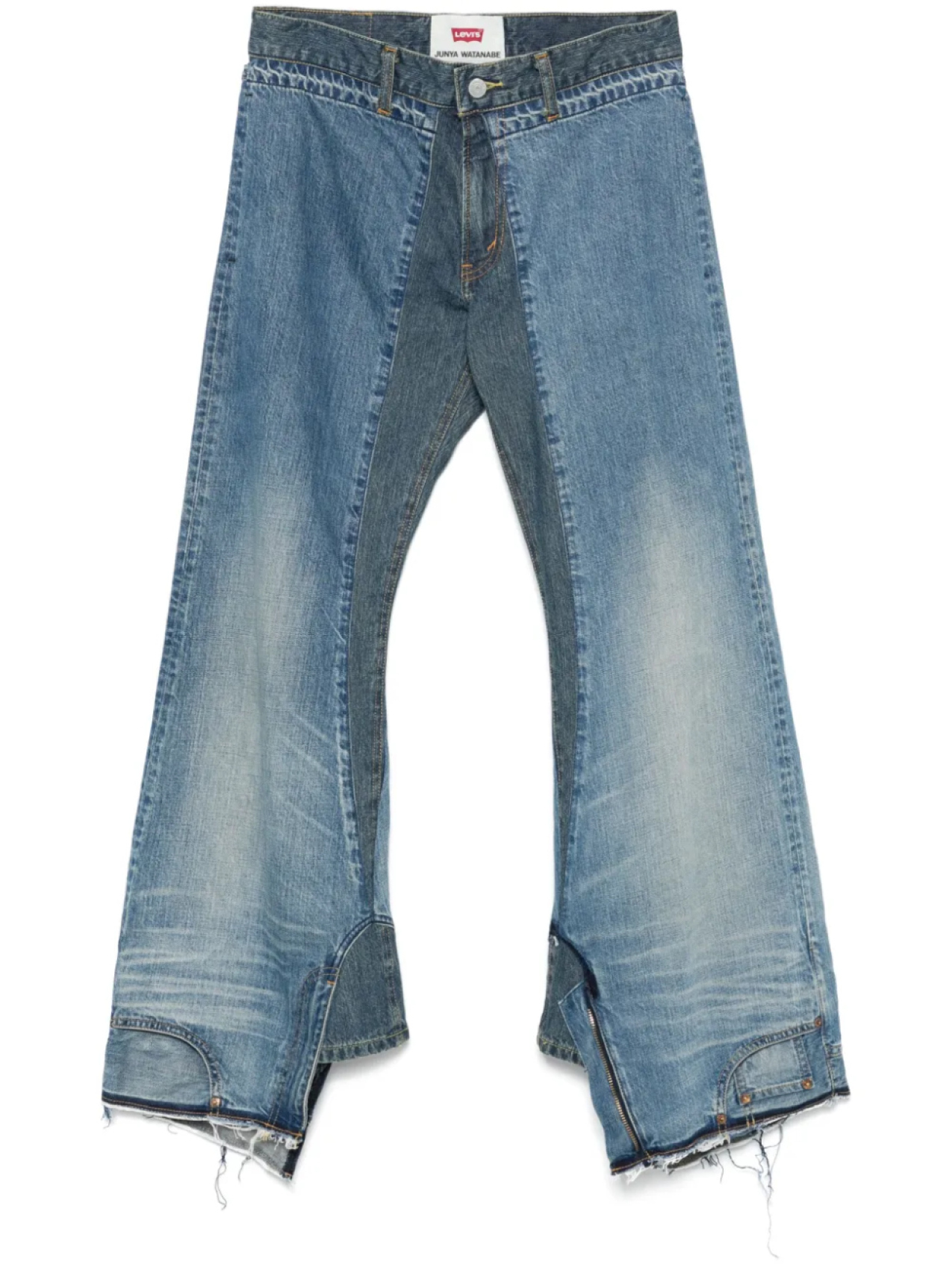 

Junya Watanabe расклешенные джинсы из коллаборации с Levi's, синий