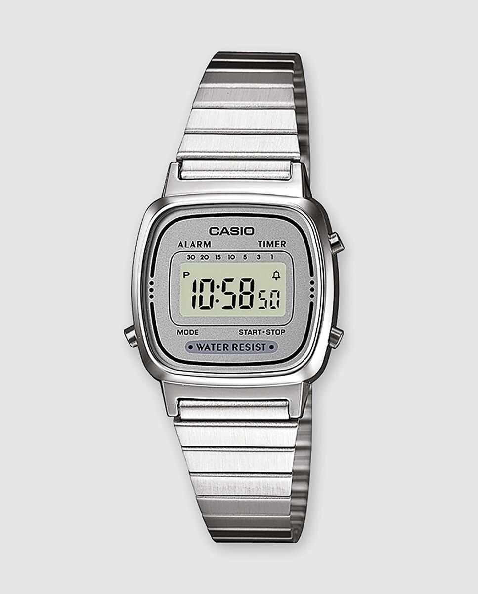 

Casio Collection LA670WEA-7EF Винтажные женские часы Casio, серебро