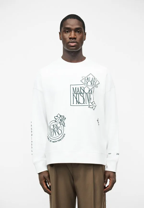 

Почтовые марки в стиле модерн, толстовка большого размера Maison Kitsuné, White, Белый, Почтовые марки в стиле модерн, толстовка большого размера Maison Kitsuné, White