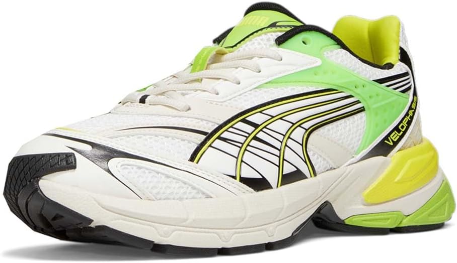 Мужские кроссовки PUMA Velophasis Technisch с шнуровкой, повседневные - кремовый — фото 2