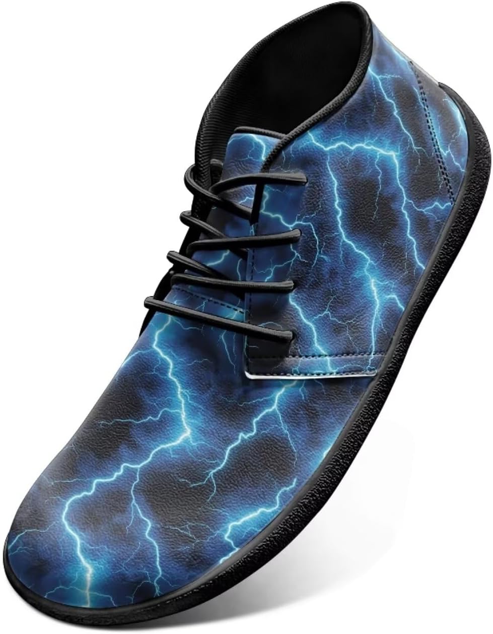 

Беговые кроссовки Jeiento 3D Lightning для мужчин, Мужские беговые кроссовки, Минималистичные кроссовки с широкой носочной частью, голубой