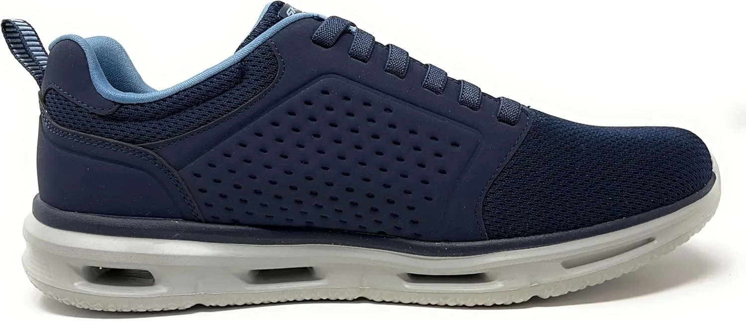 Мужские кроссовки Skechers Glide-Lite Classic Fit с эффектом памяти, темно-синий — фото 3