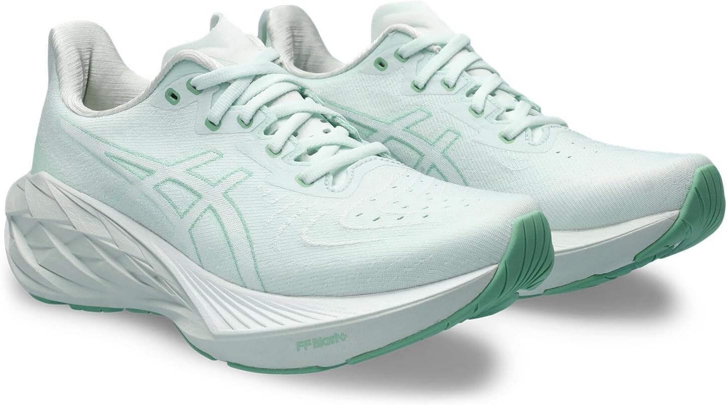 

Кроссовки Novablast 4 ASICS, цвет Pale Mint/White