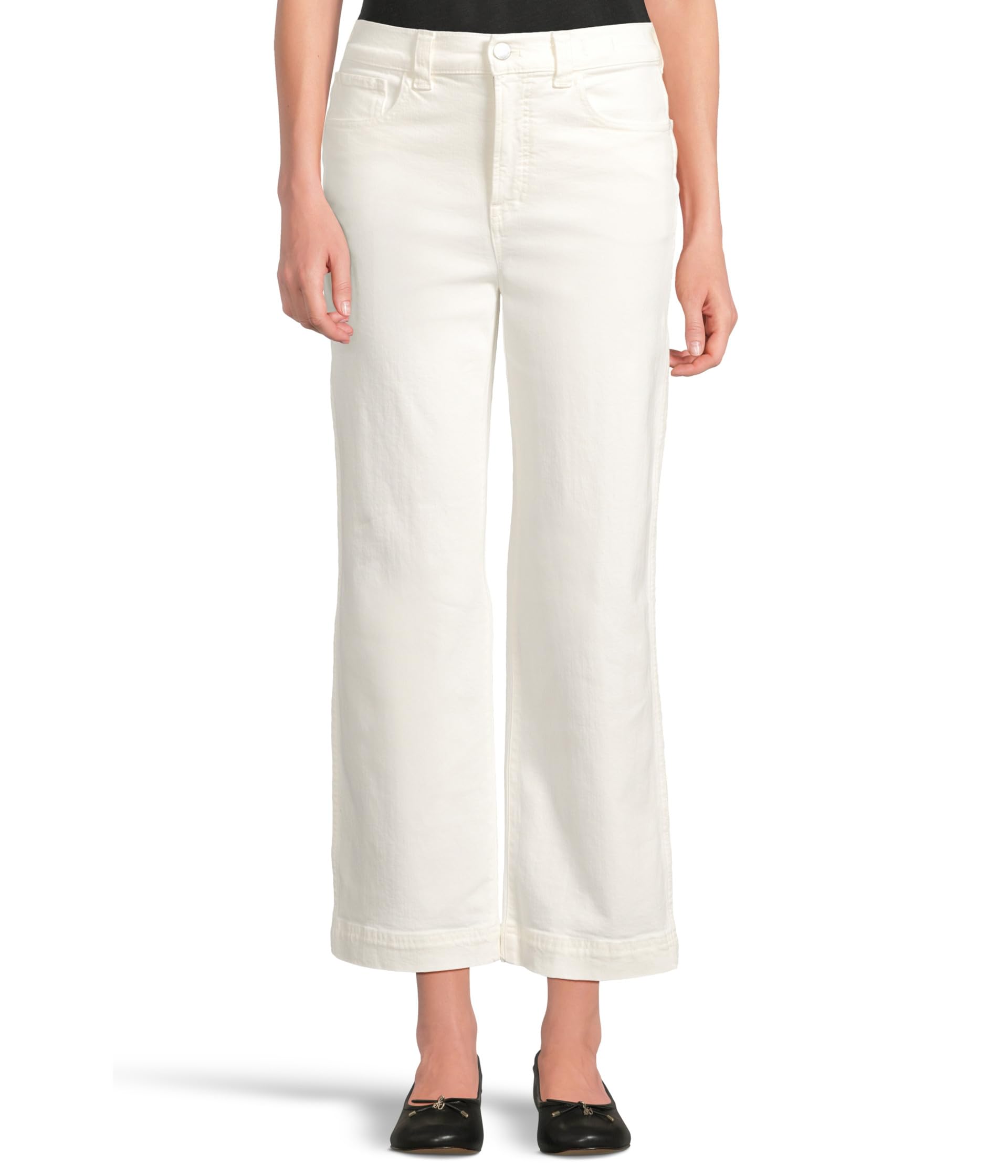 

Брюки Madewell Perfect Vintage Wide Crop in Tile White, цвет Tile White