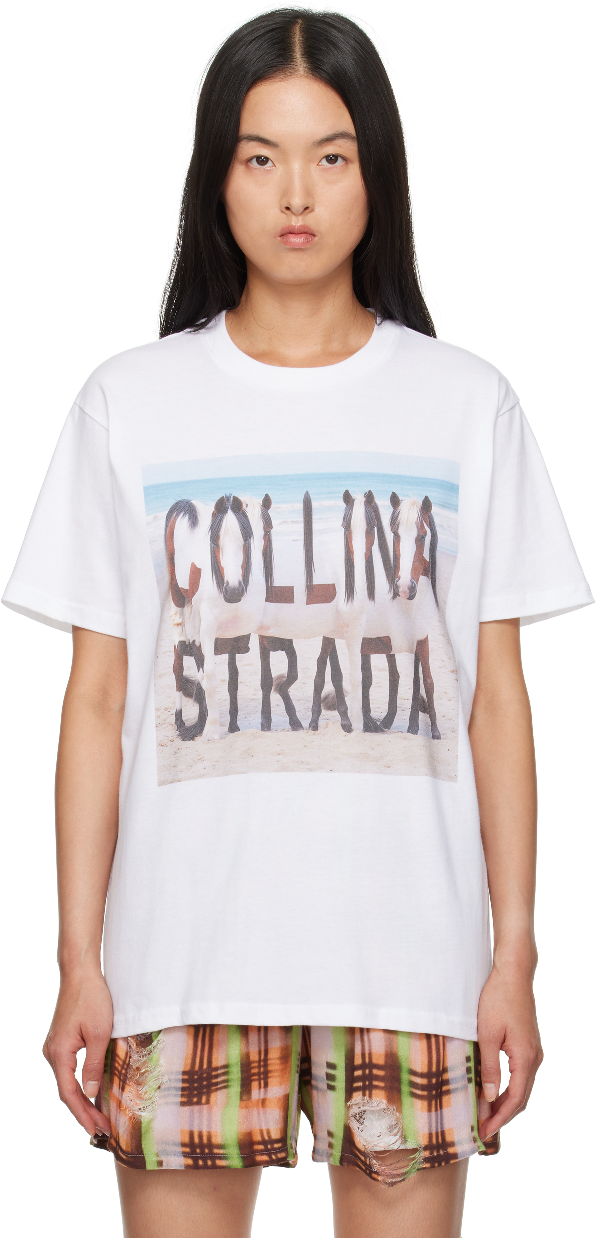

Футболка с принтом White Horse Beach Collina Strada