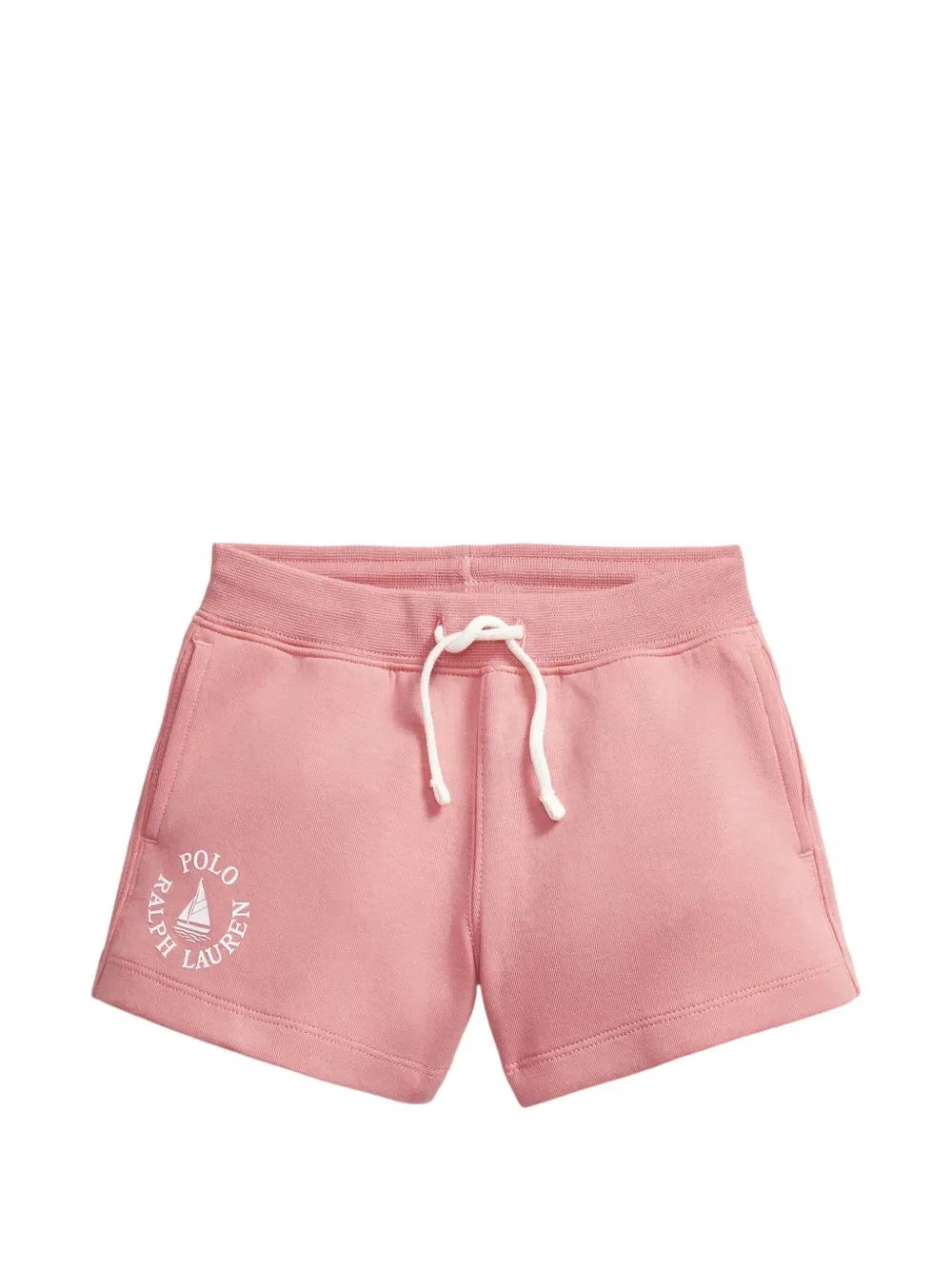 Шорты с логотипом Polo Ralph Lauren Kids, розовый