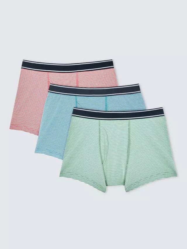 

Трусы John Lewis Organic Cotton Feeder Stripe, разноцветный