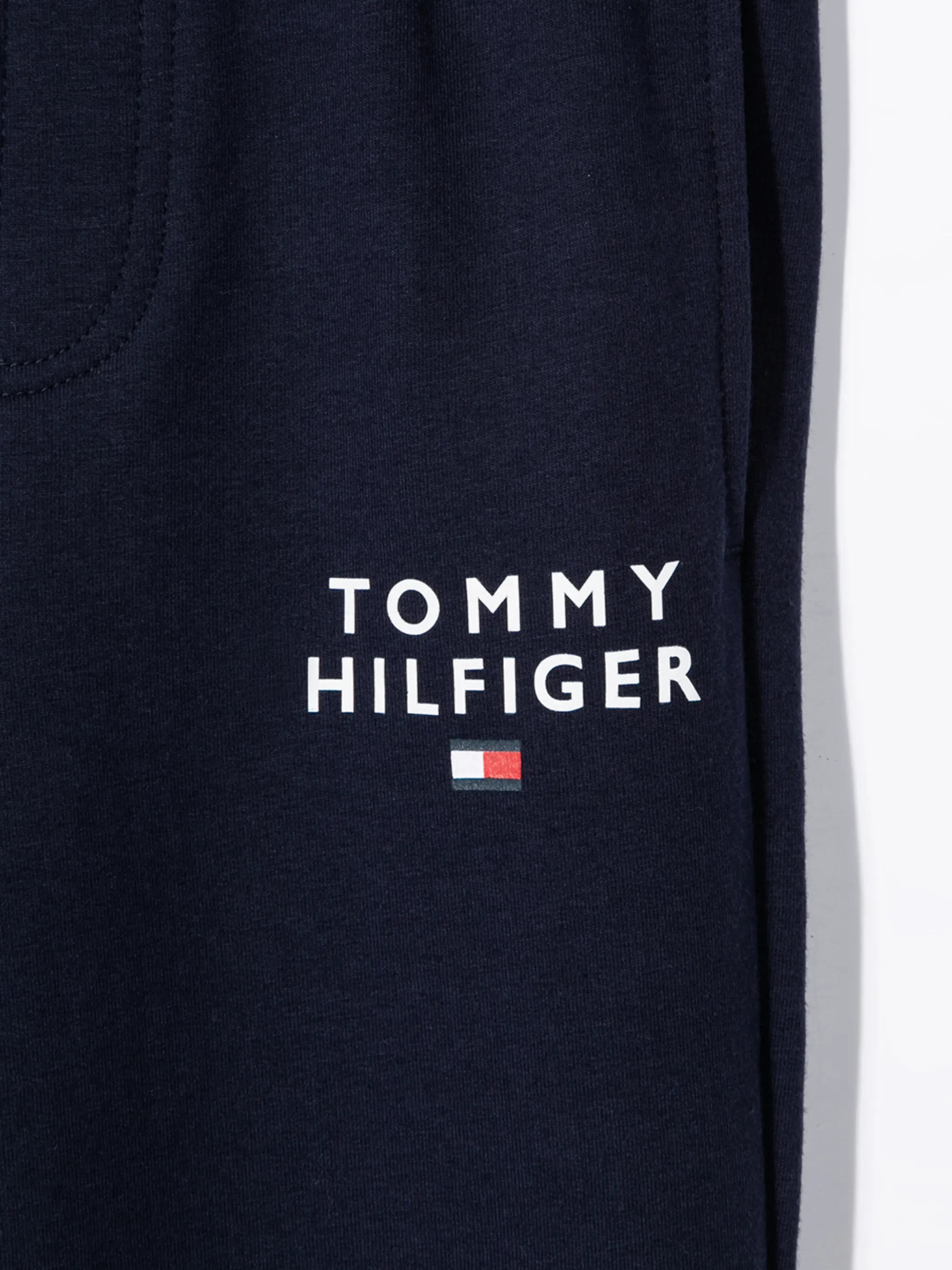 Зауженные спортивные брюки Tommy Hilfiger Junior, синий — фото 3