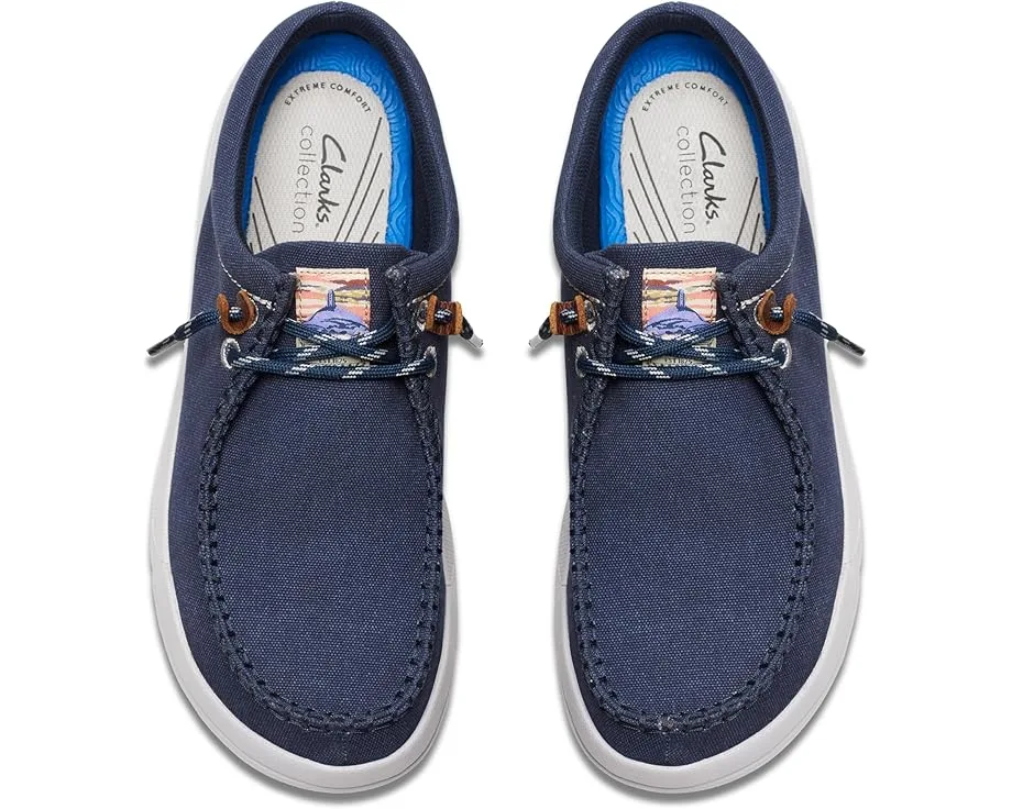 Кроссовки Clarks Driftlite Surf, Navy Canvas — фото 2
