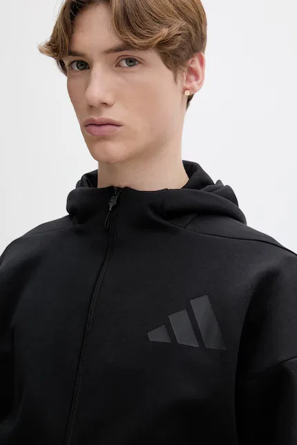 Олимпийка с капюшоном Z.N.E Adidas, черный — фото 4