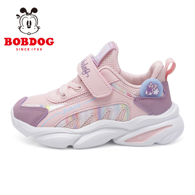 Кроссовки BOBDOG Kids Lifestyle Shoes Kids Low-top, цвет Rice/warm powder — фото 3