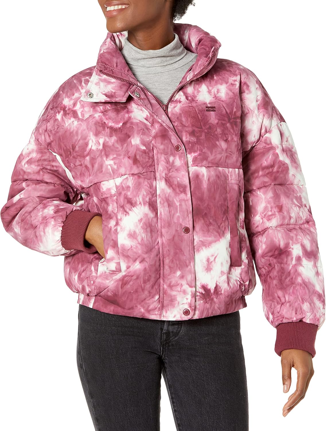 

Женская утепленная куртка Levi's с затяжкой на талии, мультиколор