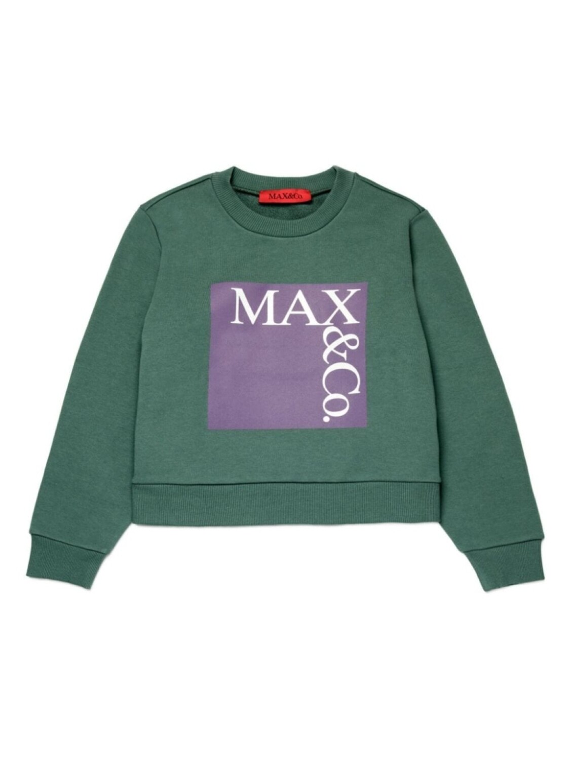 

MAX&Co. Kids толстовка с логотипом, зеленый