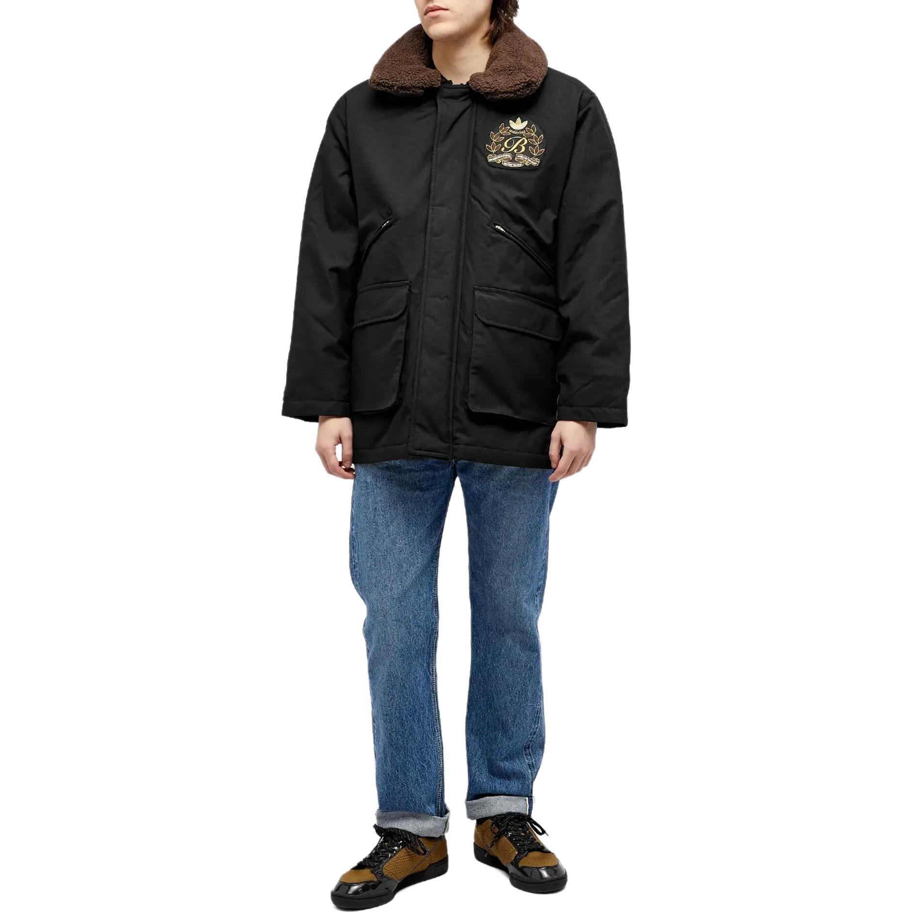 Adidas X Blondey McCoy Chore Coat Adidas Originals, черно-коричневый — фото 4