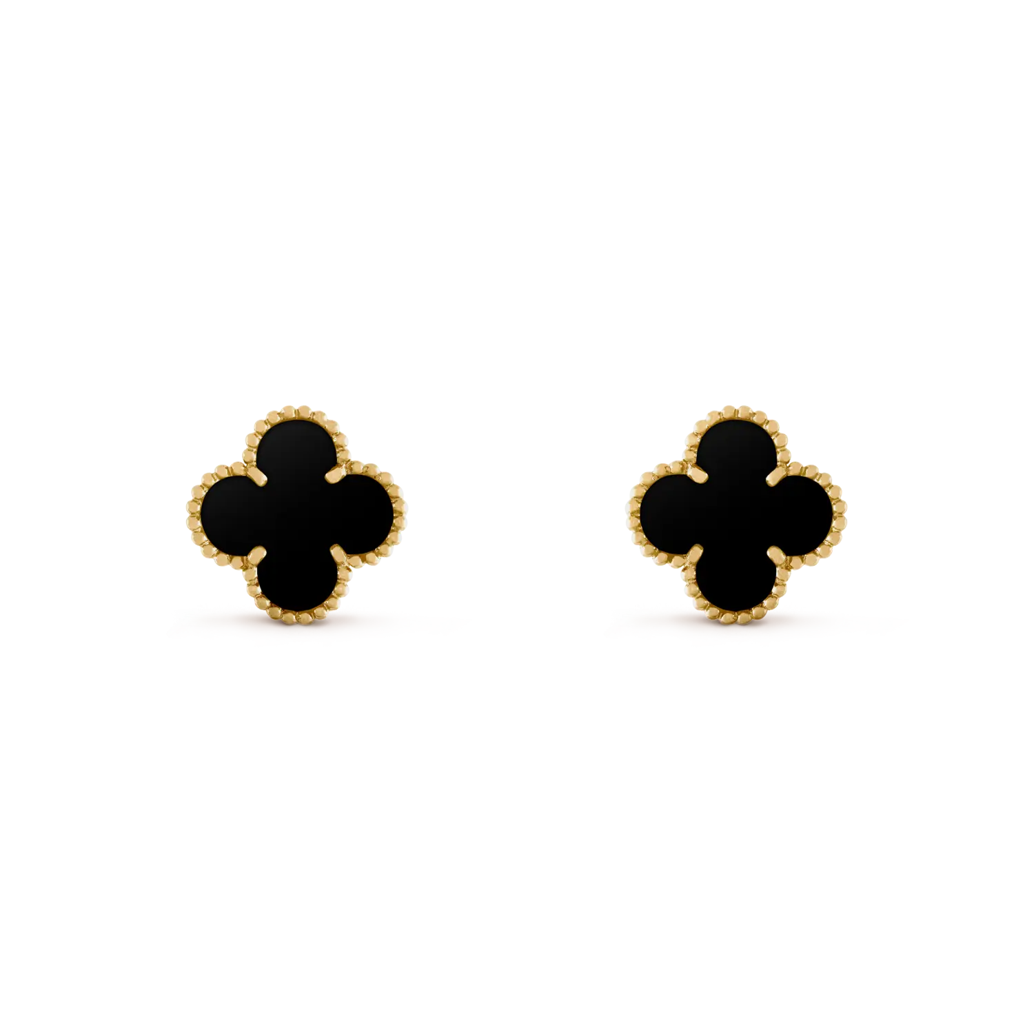 

Серьги Van Cleef & Arpels Vintage Alhambra , 18-ct желтое золото, оникс