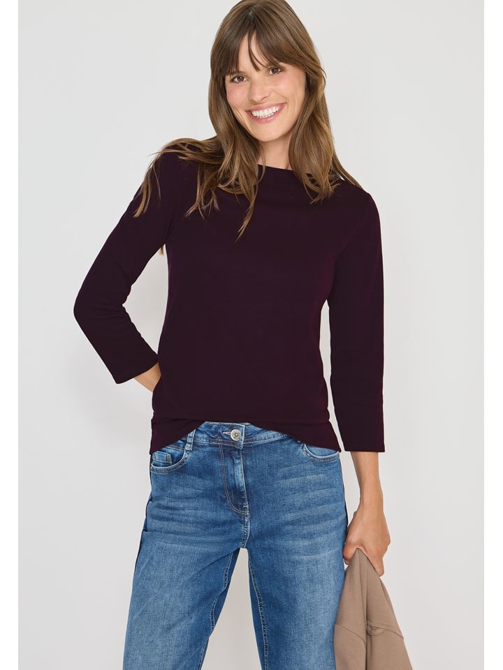 

Cecil Футболка с длинными рукавами фиолетового цвета