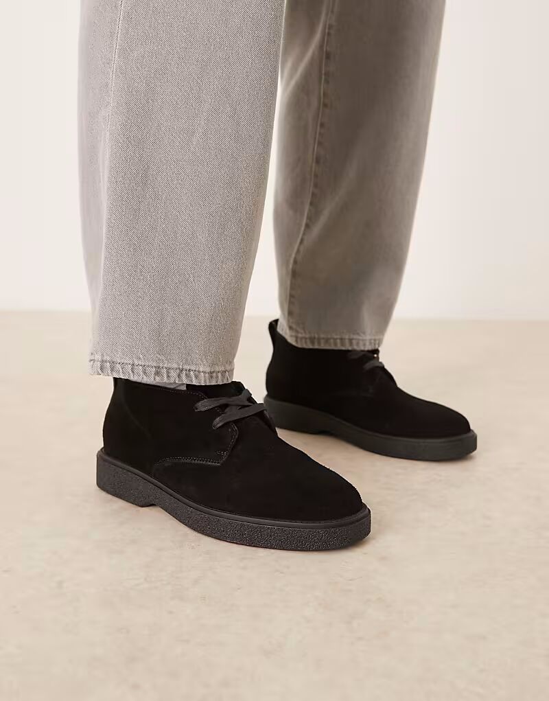 

Замшевые ботинки Calvin Klein черного цвета Calvin Klein Jeans