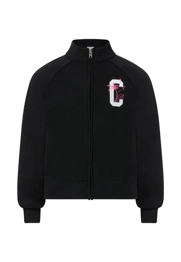 Толстовка на молнии с тропическим принтом от graphic shop Champion, Black — фото 4