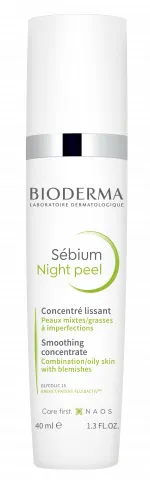 

Bioderma Sèbium Night Peel Разглаживающий концентрат 40 мл