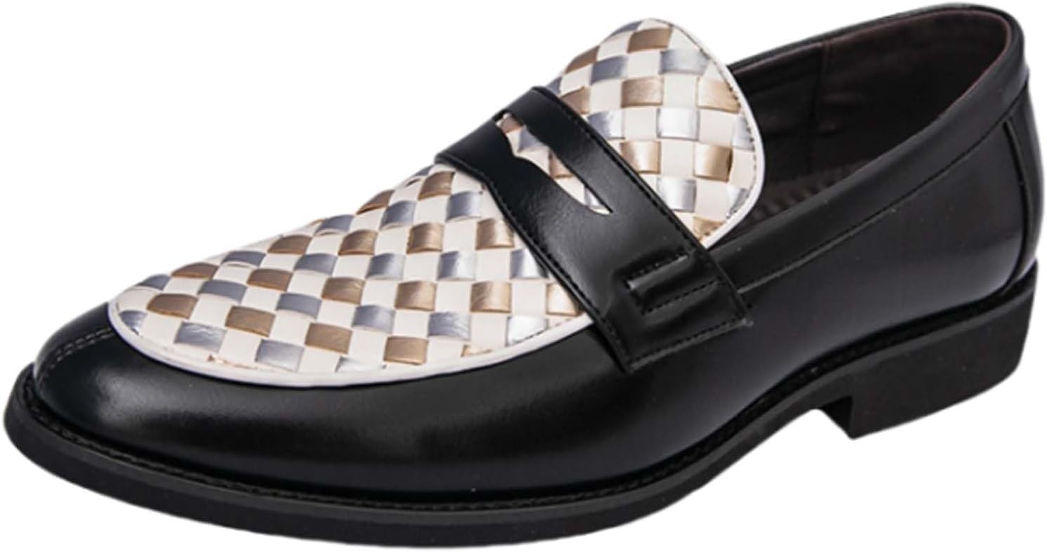 

Мужские модные лоферы, деловые туфли, противоскользящие и удобные, для работы, отдыха, офиса и свадебные Generic, белый